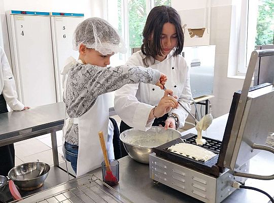 Gr.II Robimy gofry. Dziękujemy Pani Kasiu!