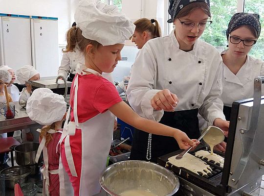 Gr.II Robimy gofry. Dziękujemy Pani Kasiu!