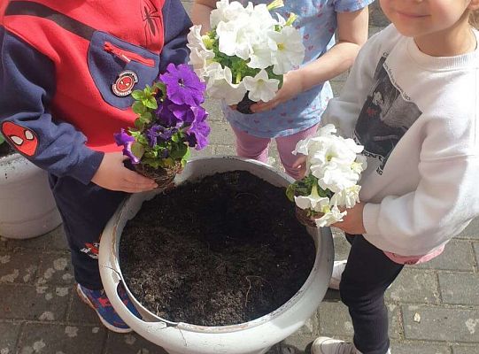 Gr.I Maluszki upiększają nasz ogród