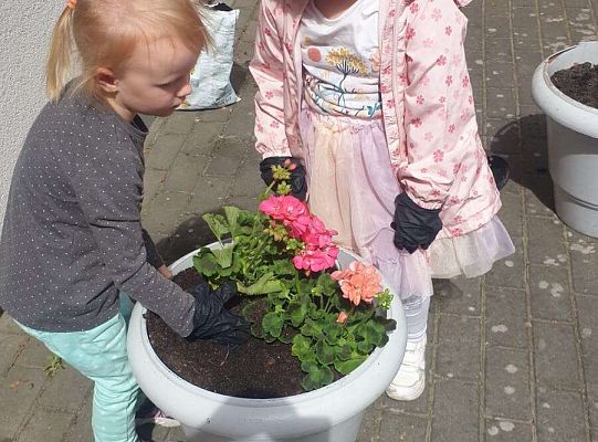 Gr.I Maluszki upiększają nasz ogród