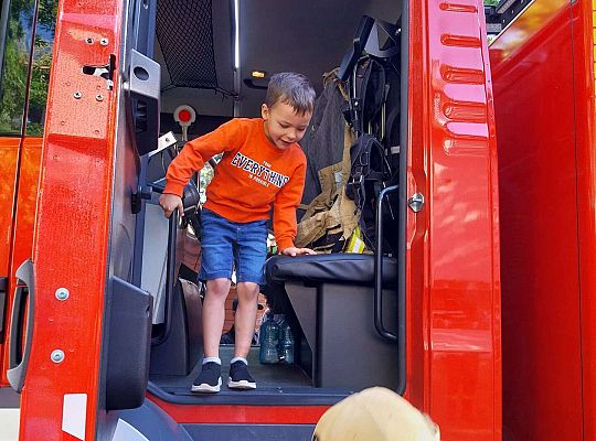 Gr.III Spotkanie ze strażakami i próbna ewakuacja