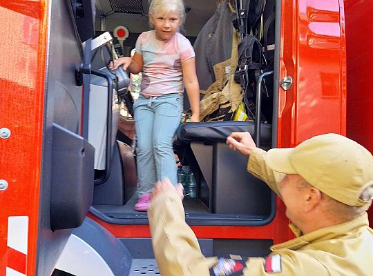 Gr.III Spotkanie ze strażakami i próbna ewakuacja