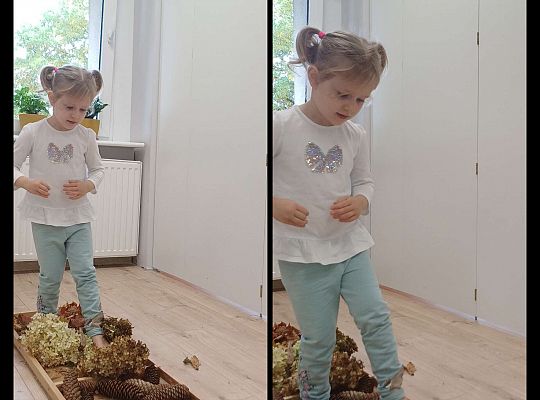 Gr. I Jesienna ścieżka sensoryczna