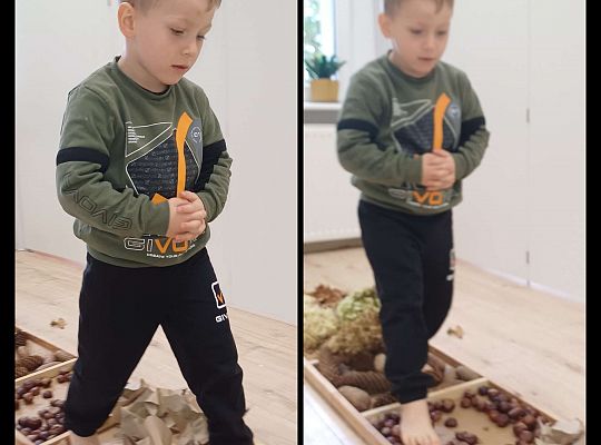 Gr. I Jesienna ścieżka sensoryczna