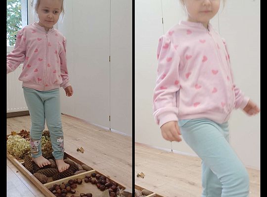 Gr. I Jesienna ścieżka sensoryczna