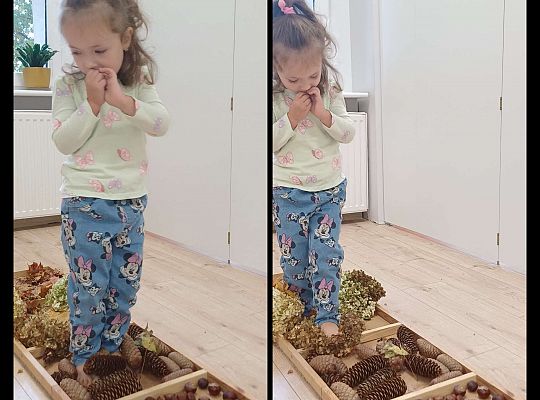 Gr. I Jesienna ścieżka sensoryczna