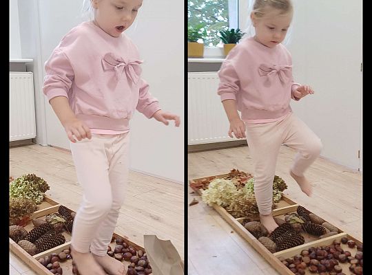 Gr. I Jesienna ścieżka sensoryczna