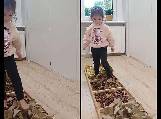 Gr. I Jesienna ścieżka sensoryczna