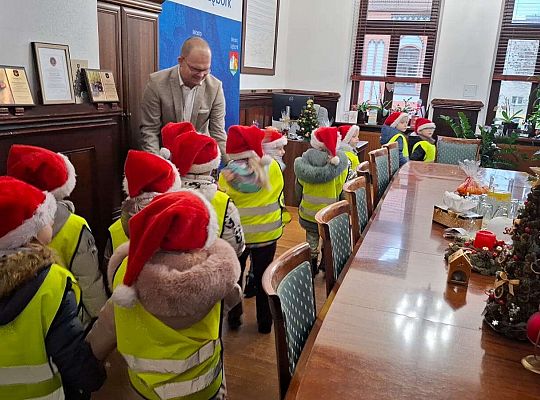 Gr.III Świateczna wizyta u Burmistrza oraz spacer po Lęborku