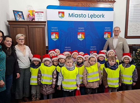 Gr.III Świateczna wizyta u Burmistrza oraz spacer po Lęborku