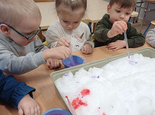 Gr. I Zabawy i eksperymenty ze śniegiem