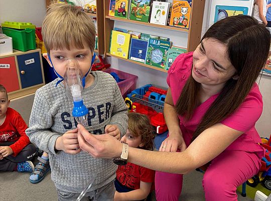 Gr. II Spotkanie z pielęgniarką- mama Ilonki