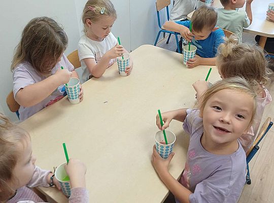 Gr. II Ćwiczenia oddechowe- zabawa z pianą