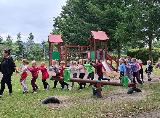 " Dzień Przedszkolaka - radość zabawa, niech trwa sportowa dziś olimpiada"