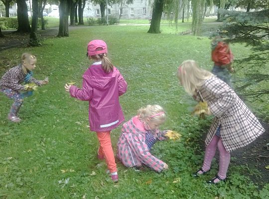 Jesienny spacer do parku