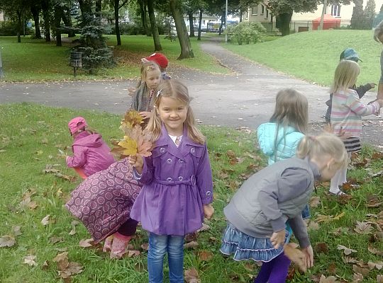 Jesienny spacer do parku