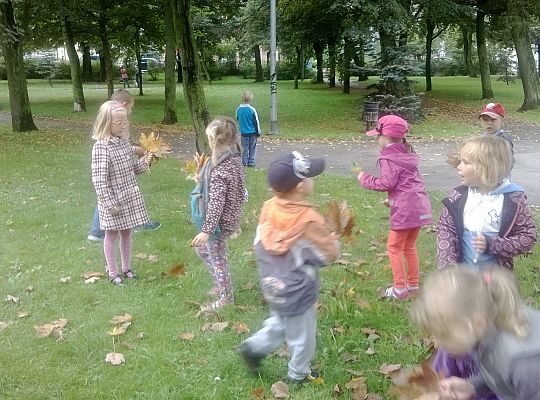 Jesienny spacer do parku