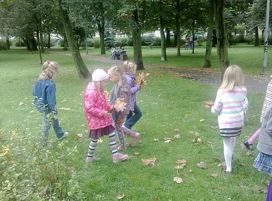 Jesienny spacer do parku