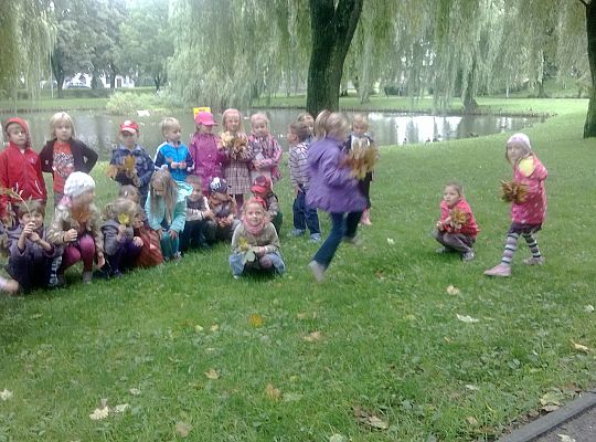 Jesienny spacer do parku