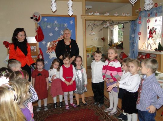 wigilia w grupie III
życzenia Pani Dyrektor