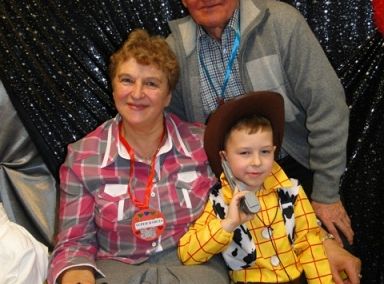 Olivier z babcią i dziadkiem