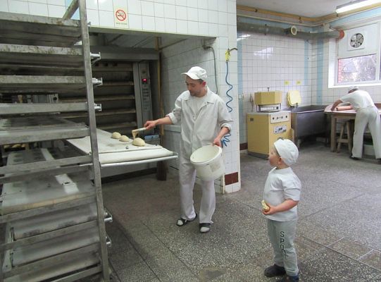 W piekarni