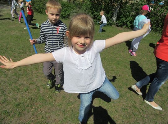 Ruchowe na podwórku