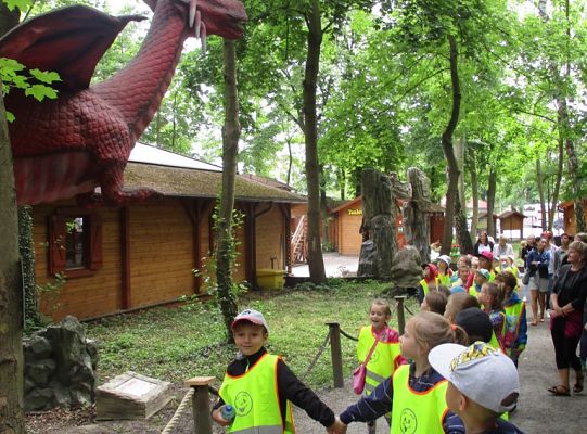 Nasza wygrana! Wycieczka do Dinoparku w Malborku Grupa 4