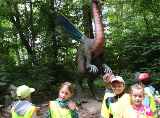 Nasza wygrana! Wycieczka do Dinoparku w Malborku Grupa 4