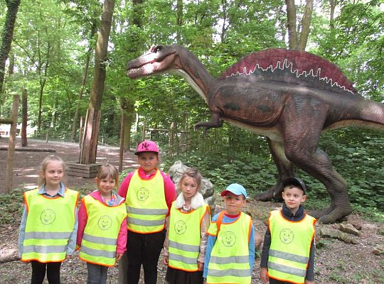 Nasza wygrana! Wycieczka do Dinoparku w Malborku Grupa 4