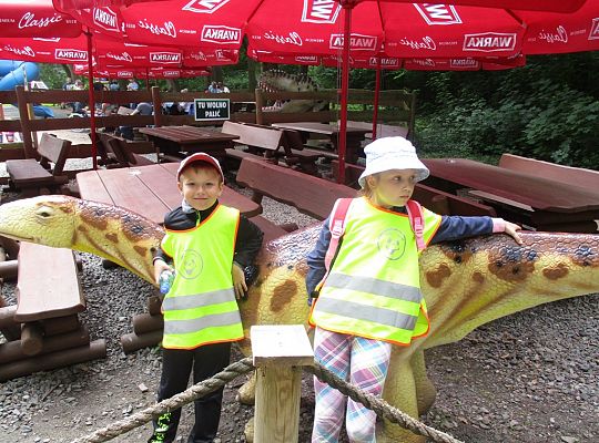 Nasza wygrana! Wycieczka do Dinoparku w Malborku Grupa 4