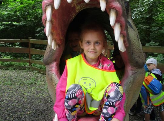 Nasza wygrana! Wycieczka do Dinoparku w Malborku Grupa 4