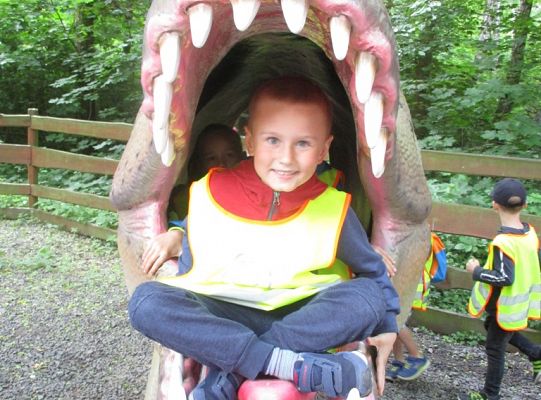 Nasza wygrana! Wycieczka do Dinoparku w Malborku Grupa 4