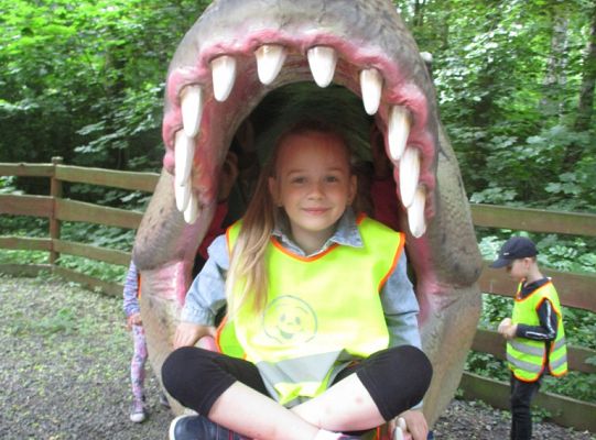 Nasza wygrana! Wycieczka do Dinoparku w Malborku Grupa 4