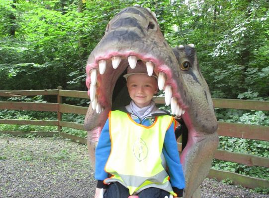 Nasza wygrana! Wycieczka do Dinoparku w Malborku Grupa 4