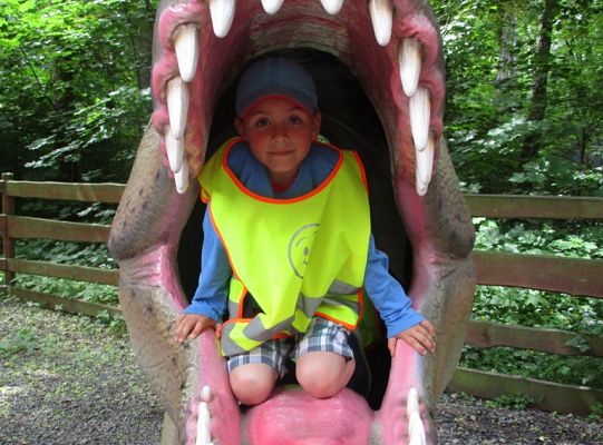 Nasza wygrana! Wycieczka do Dinoparku w Malborku Grupa 4