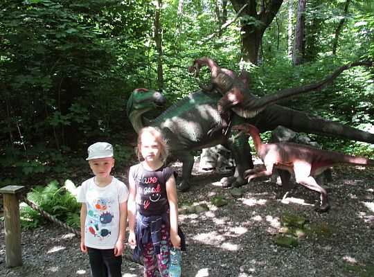 Nasza wygrana! Wycieczka do Dinoparku w Malborku Grupa 4