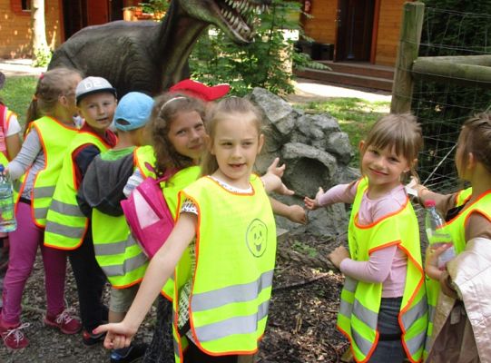 Nasza wygrana! Wycieczka do Dinoparku w Malborku Grupa 4