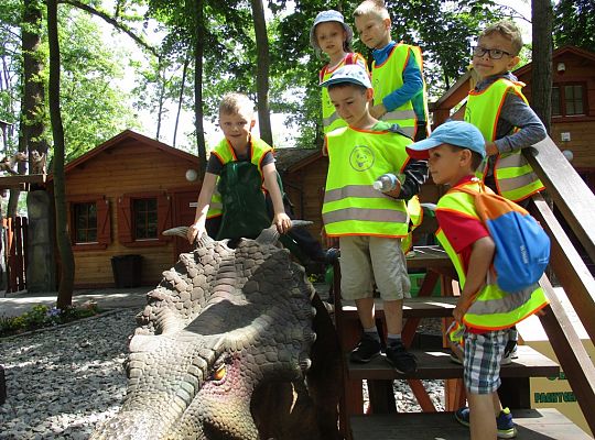 Nasza wygrana! Wycieczka do Dinoparku w Malborku Grupa 4