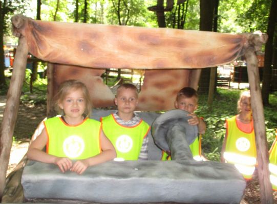 Nasza wygrana! Wycieczka do Dinoparku w Malborku Grupa 4