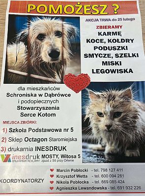 "Otwórzmy serca dla zwierząt.."