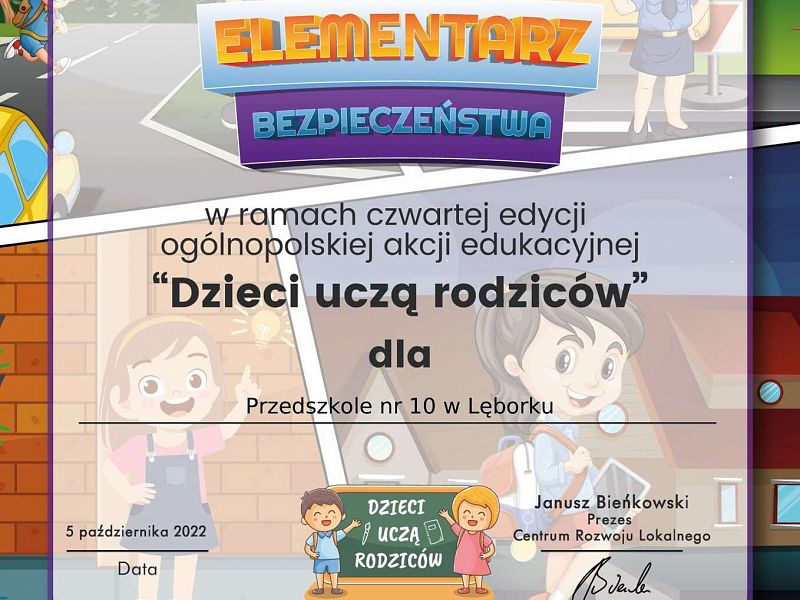 Grafika Podziękowanie za udział w lekcji 1