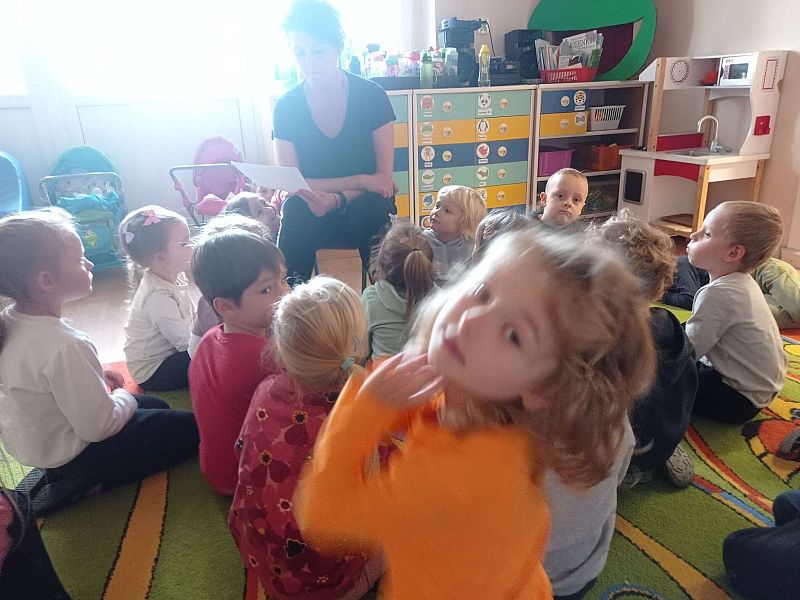 Grafika Gr. II "Łatki żyrafy Klementynki"