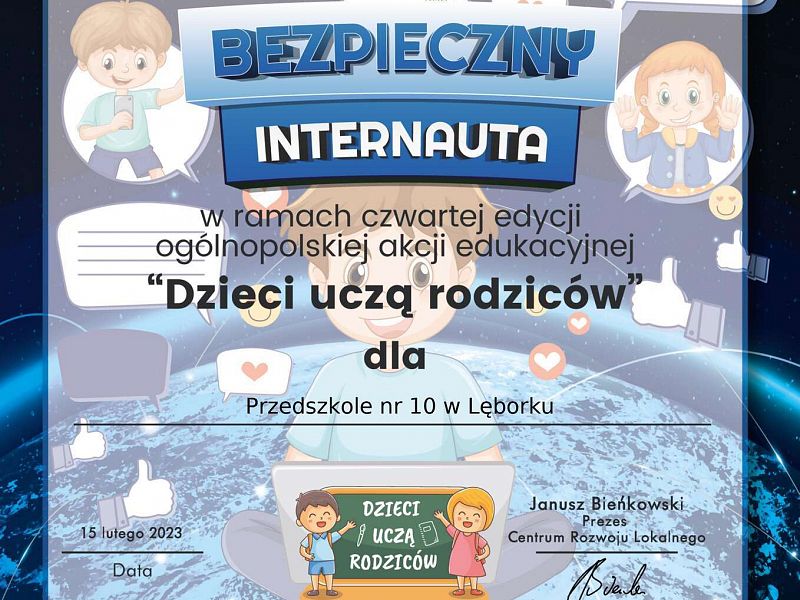 Grafika Podziękowanie za udział w lekcji 4